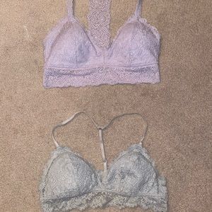 2 pack of Aerie Bralettes.